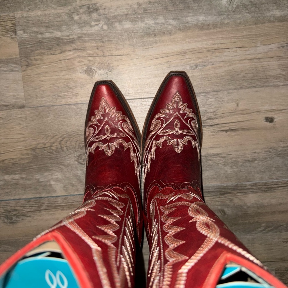 Red Cowboy Boots - Picture 5 of 6